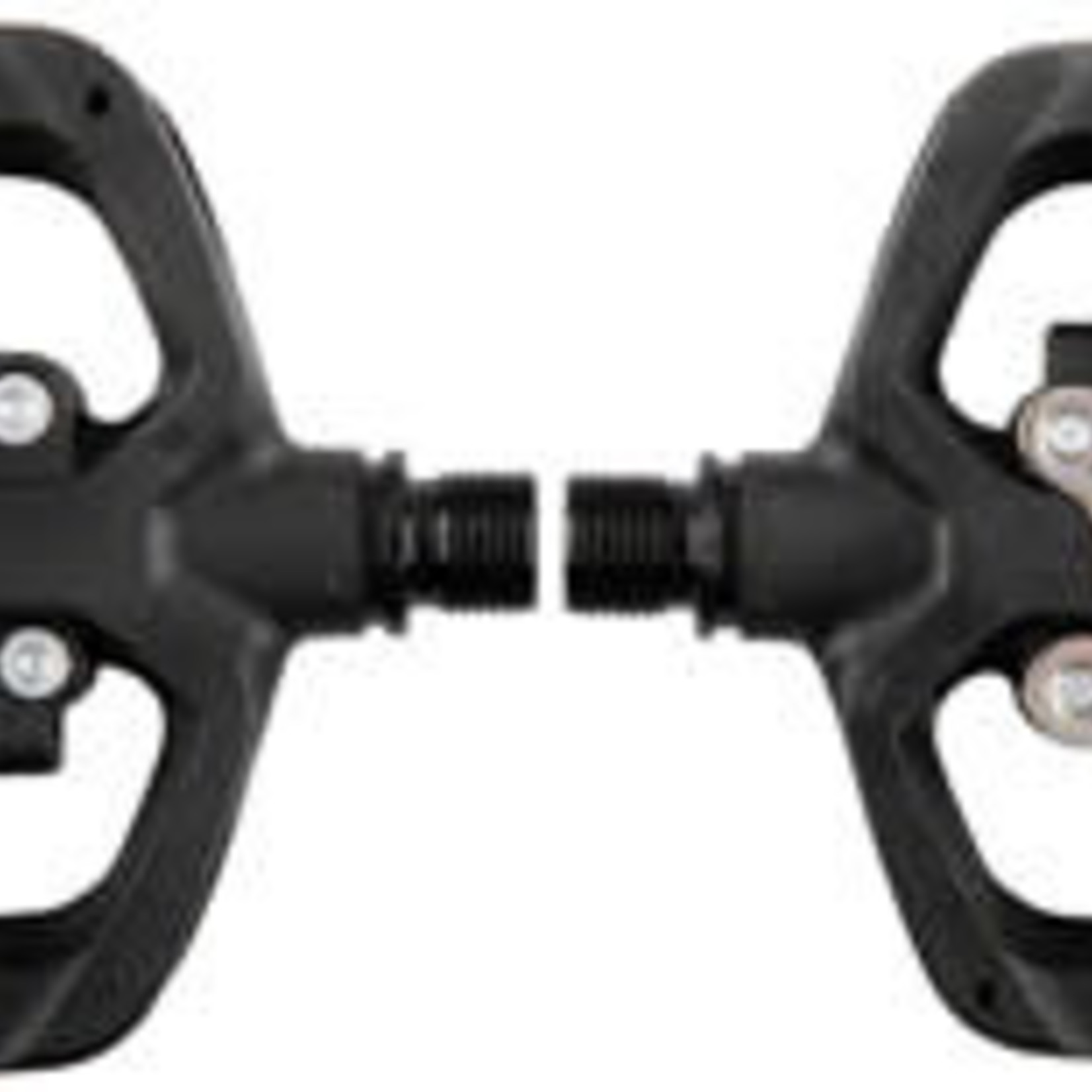 Look LOOK GEO TREKKING Pedals - Single Side Clipless with Platform, Chromoly, 9/16", Black