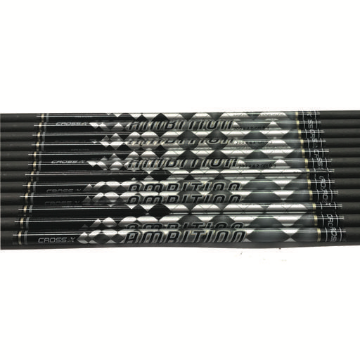 Cross X Cross X Ambition 12 Arrow Shafts with Pin, Nock & Point .003 600 Spine