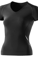 Skins Skins A400 Women's Short Sleeve V Neck Top