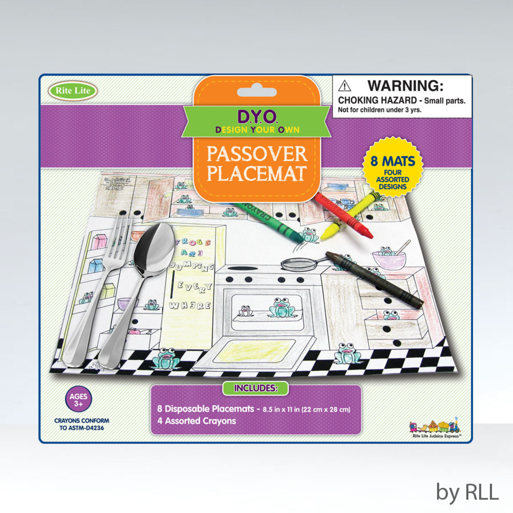 Passover Colouring Placemats, 8-pack