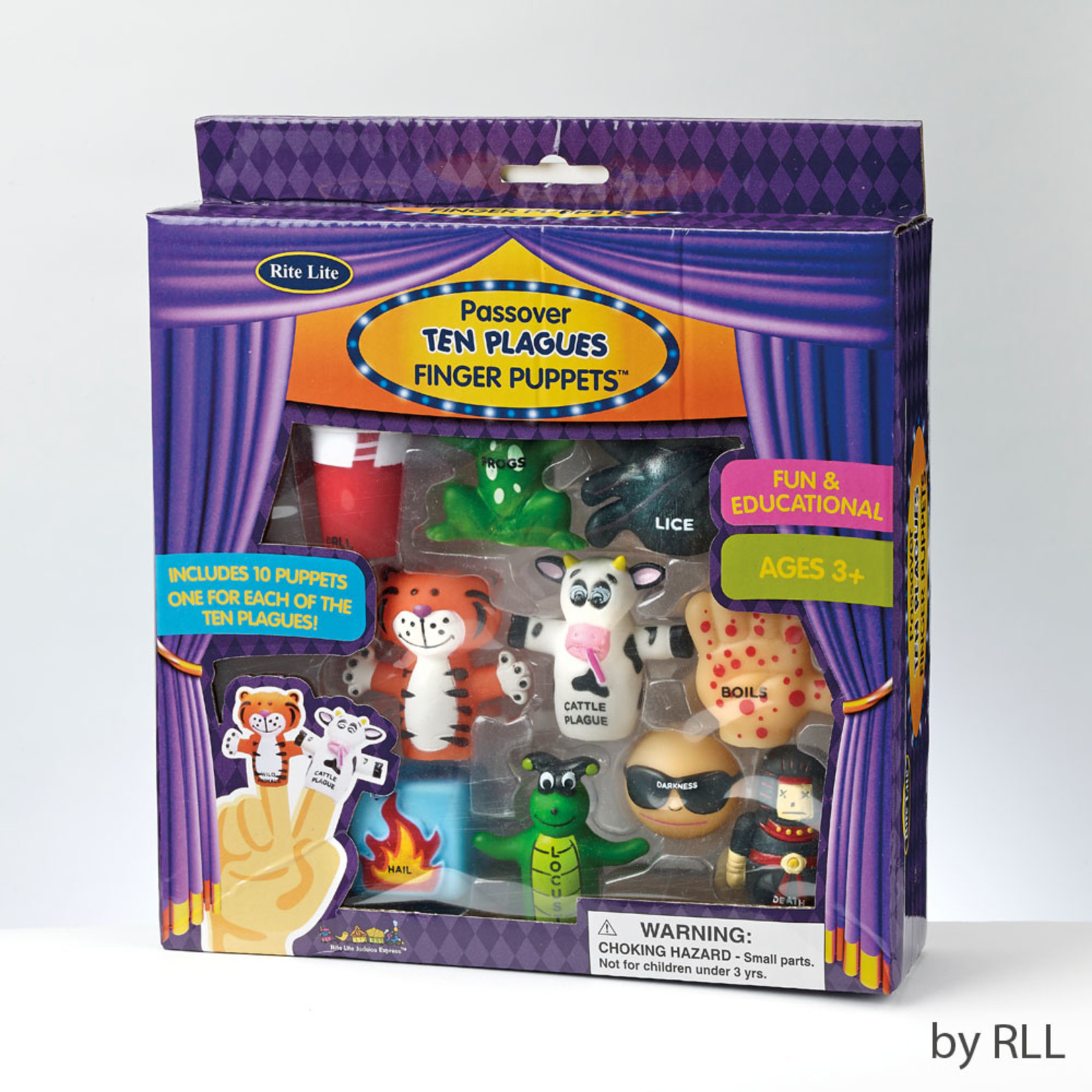 Ten Plagues Finger Puppets, Vinyl
