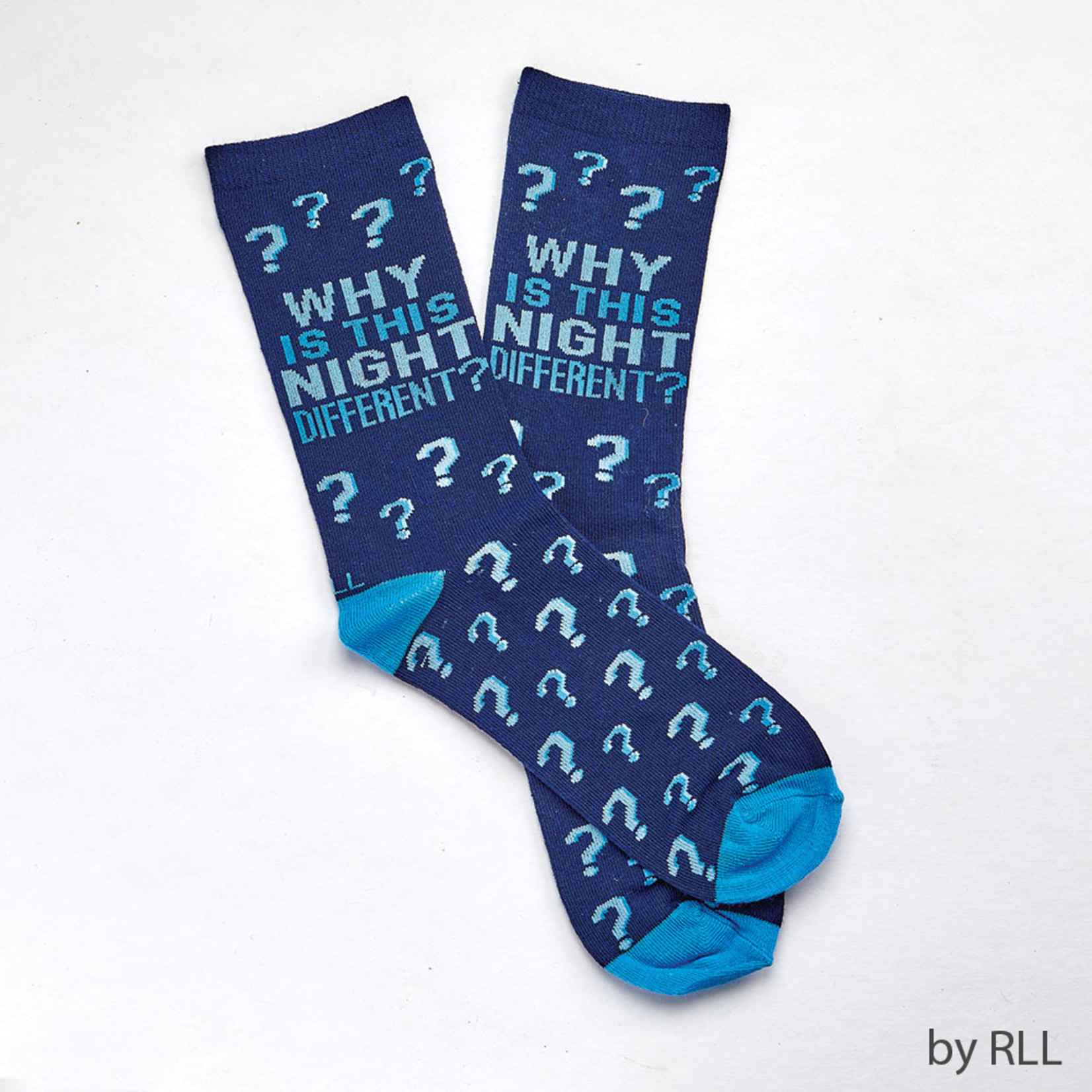 Passover Socks, Adult Size, ''Why is this Night Different''