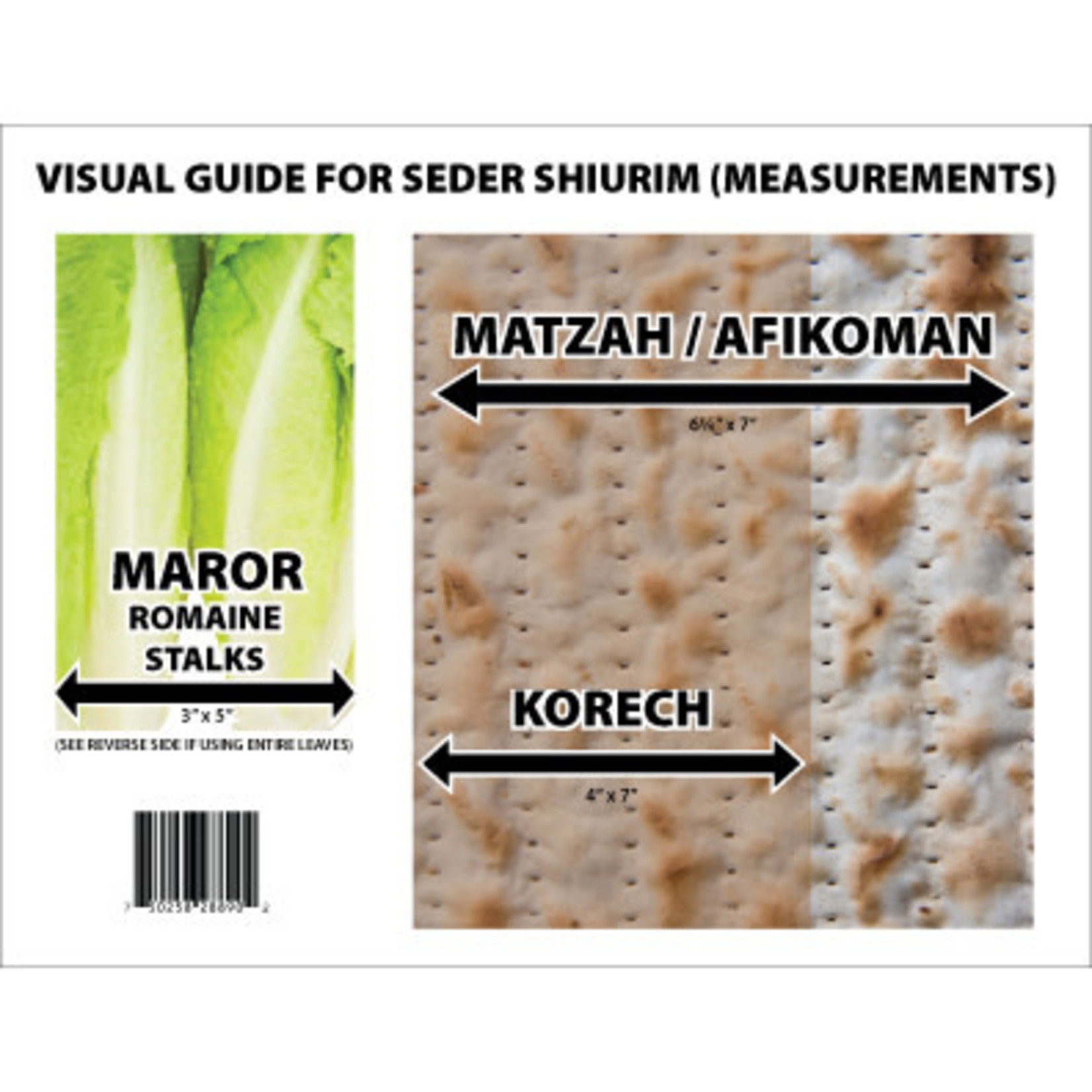 Seder Shiur Visual Guide, Full Colour