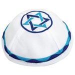 Kippah, Satin, Magen David