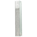 Mezuzah Case, Glass, 10cm With Kotel Design