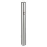 Mezuzah Case, Silver Aluminum, 7cm