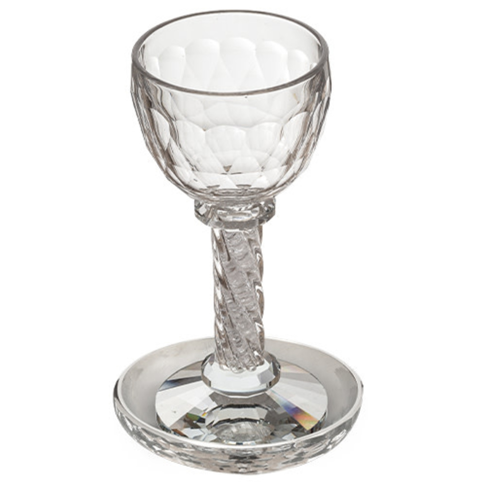 Kiddush Cup Set, Stemmed, Crystal