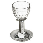 Kiddush Cup Set, Stemmed, Crystal