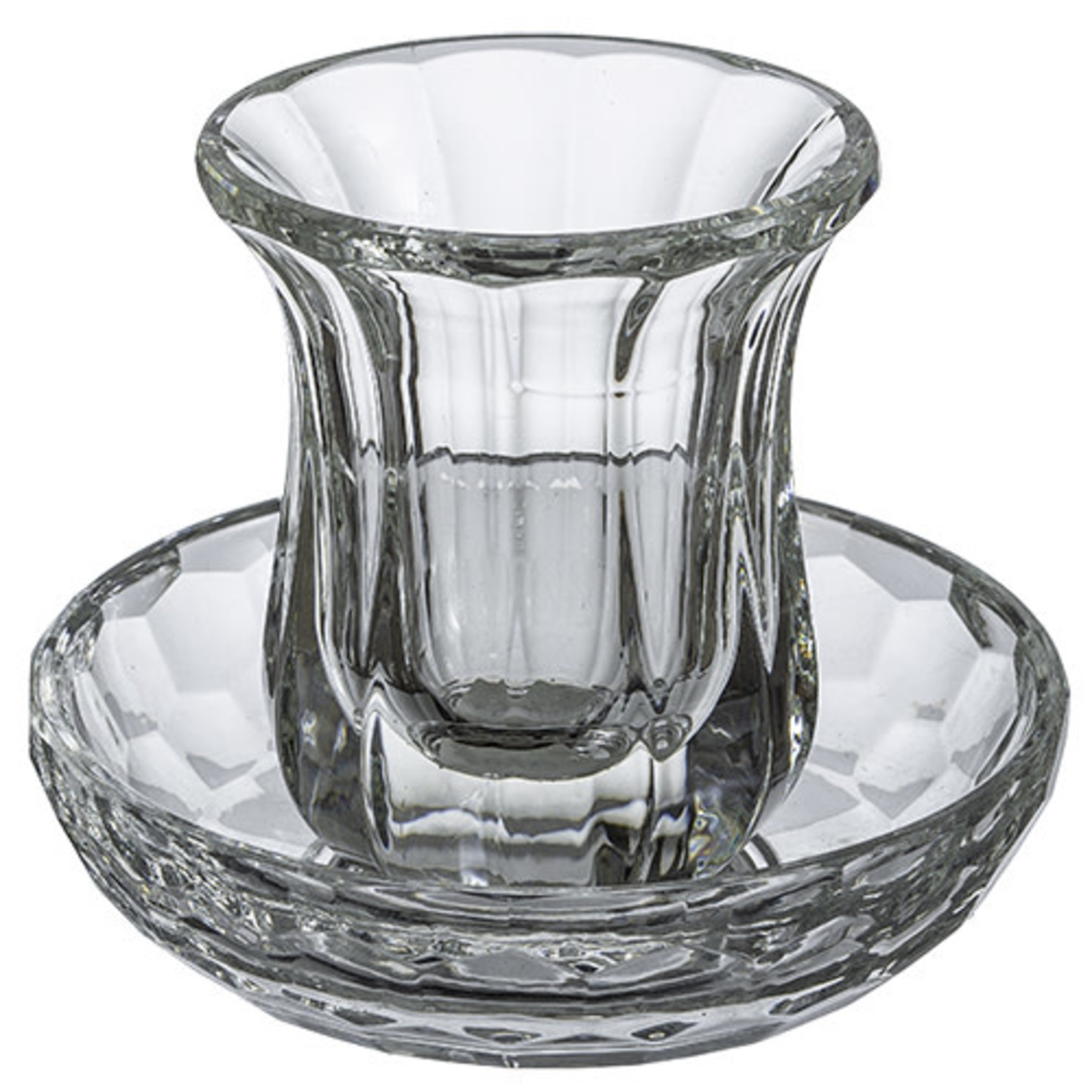 Kiddush Cup Set, Stemless, Crystal