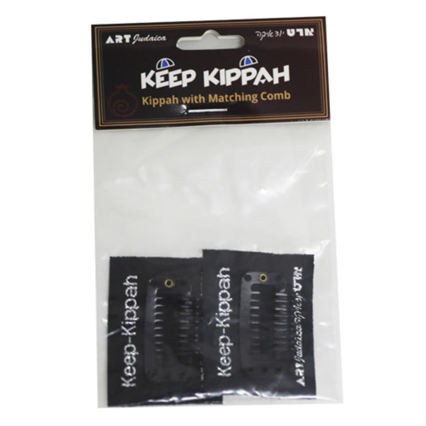 Wig-Style Kippah Clip, 2-pack