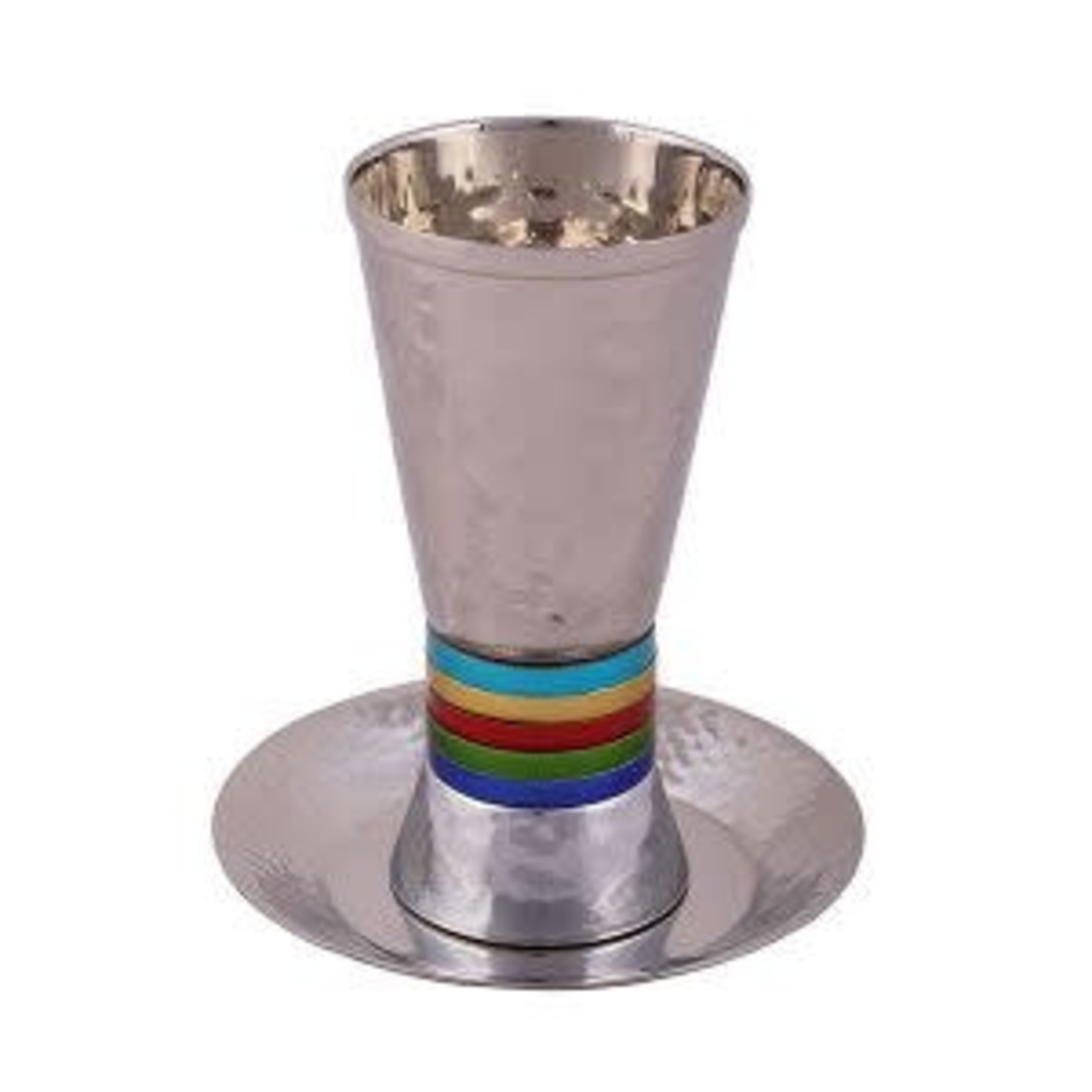 Yair Emanuel Kiddush Cup Set, Aluminum
