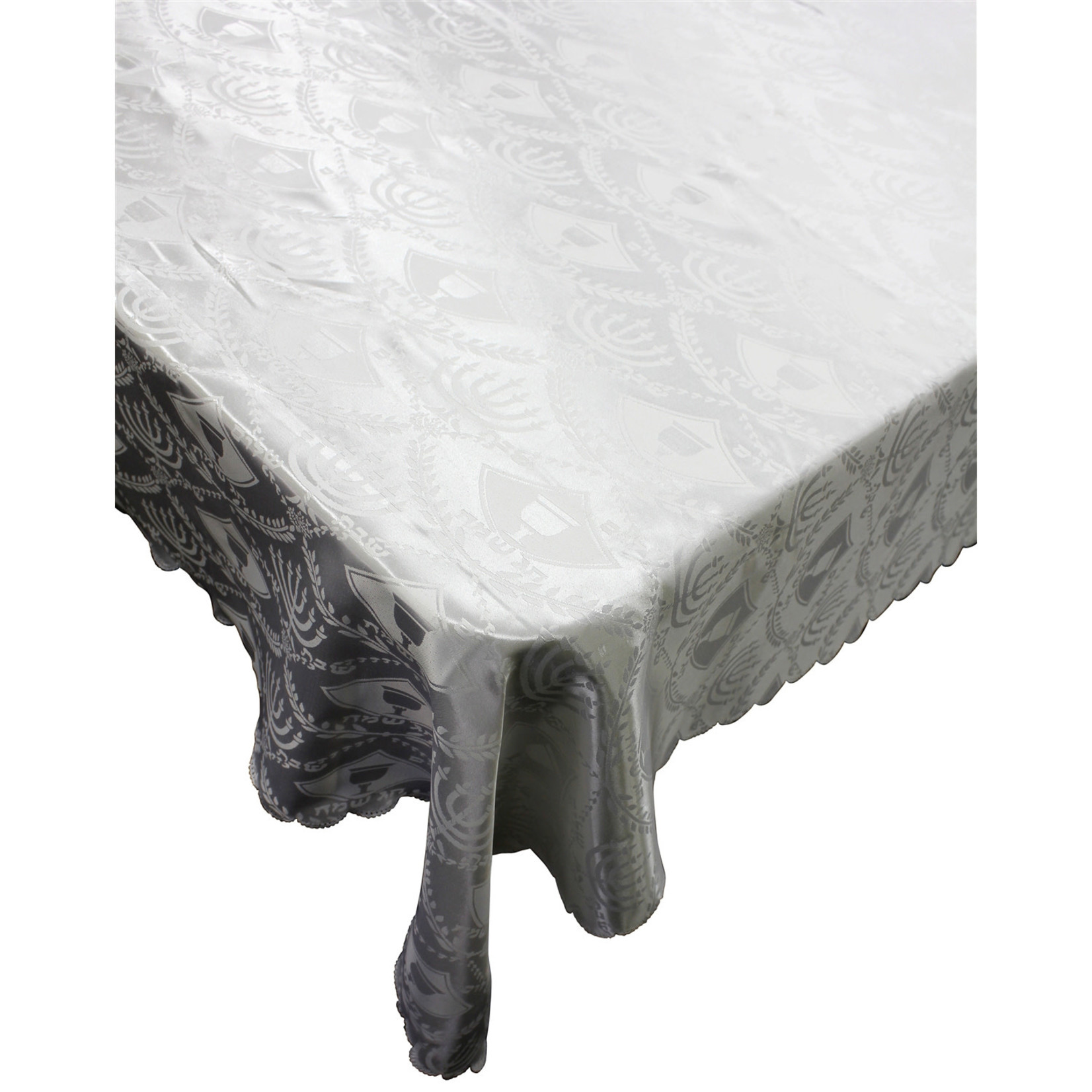 Shabbat & Yom Tov Tablecloth, Stain Resistant, 450cm/177in