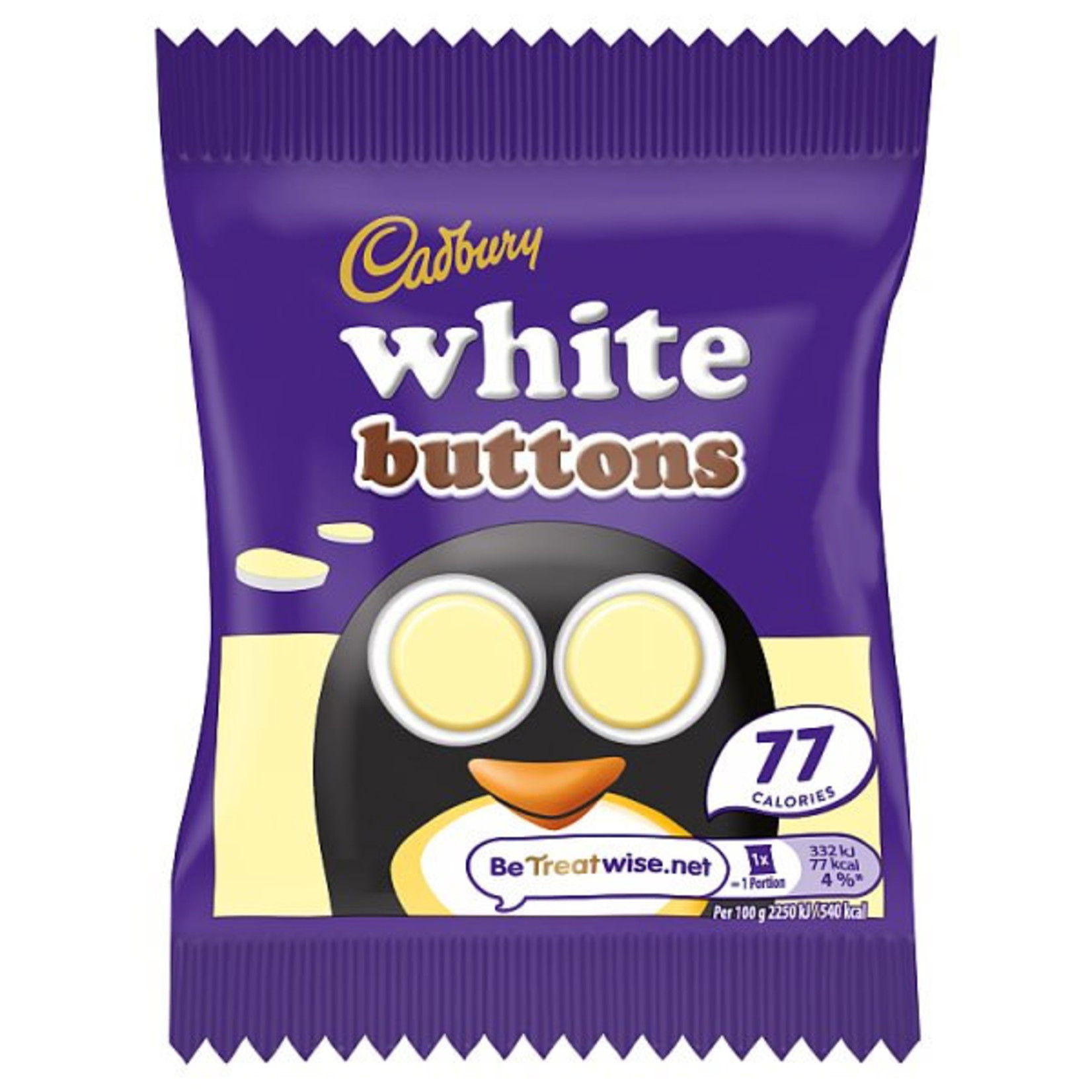 Cadbury White Buttons, 14.4g