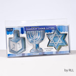 3-Piece Chanukah Cookie Cutter Set