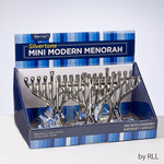 Mini Chanukah Menorah, Aluminum