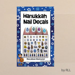 Chanukah Nail Decals