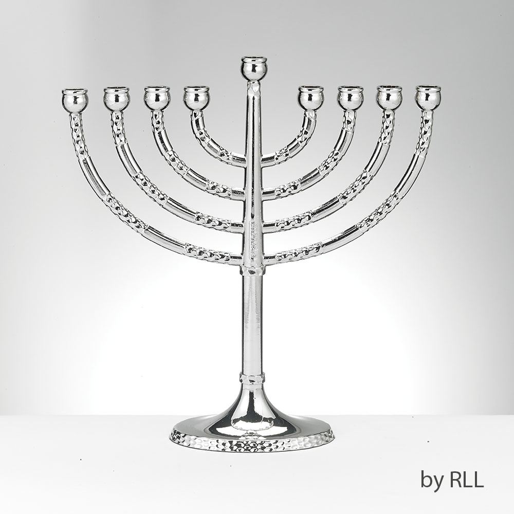 Aluminum Chanukah Menorah Classic The Israeli Source