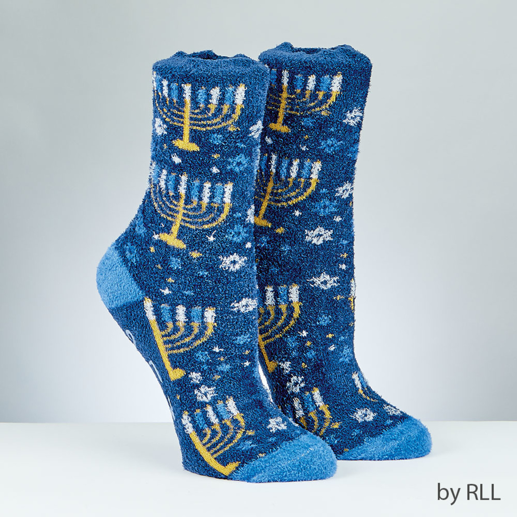 Adult Chanukah Slipper Socks