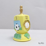 Dreidel with Stand, Yellow Sports Design