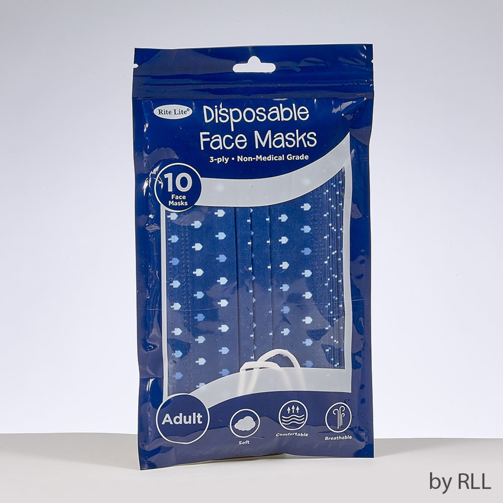 Disposable Chanukah Masks, 10pcs