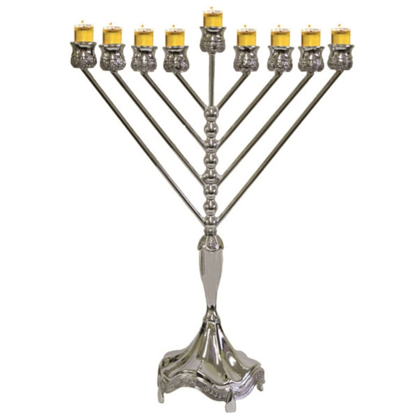 Jumbo Menorah, Silver Plated