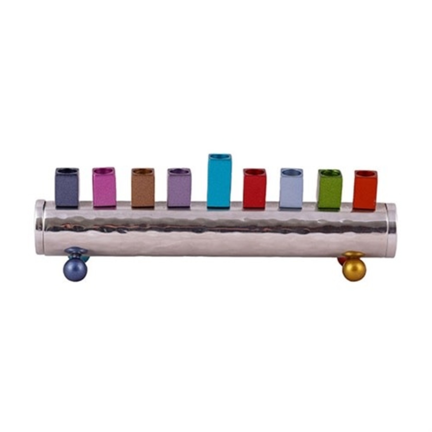 Aluminum Menorah, Multicolour