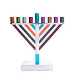 Rambam Style Menorah, Aluminum