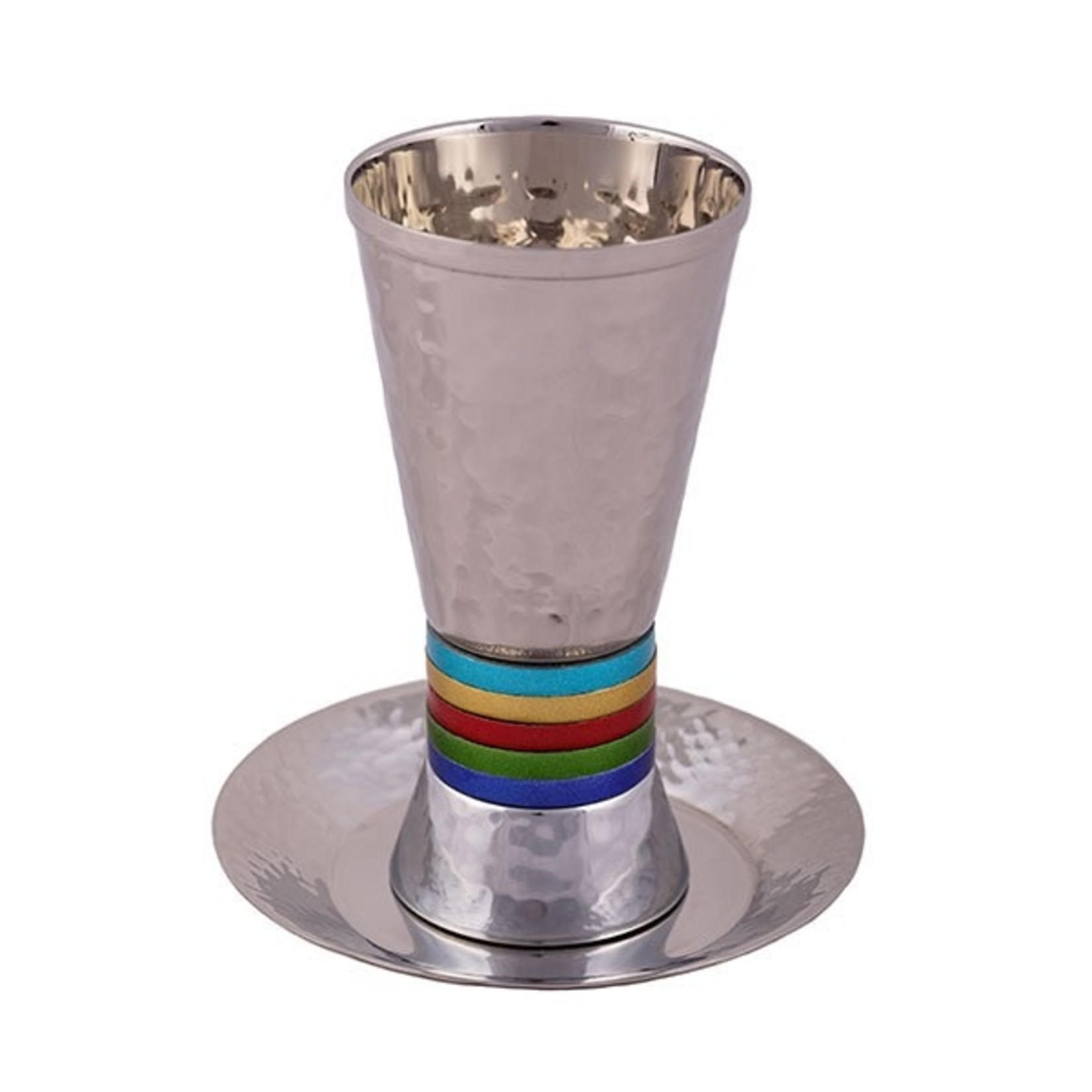 Yair Emanuel Kiddush Cup Set, Aluminum