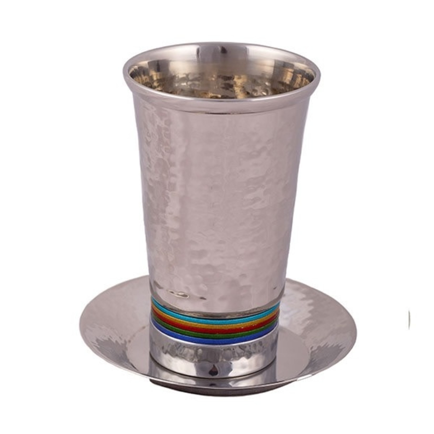 Yair Emanuel Kiddush Cup Set, Aluminum