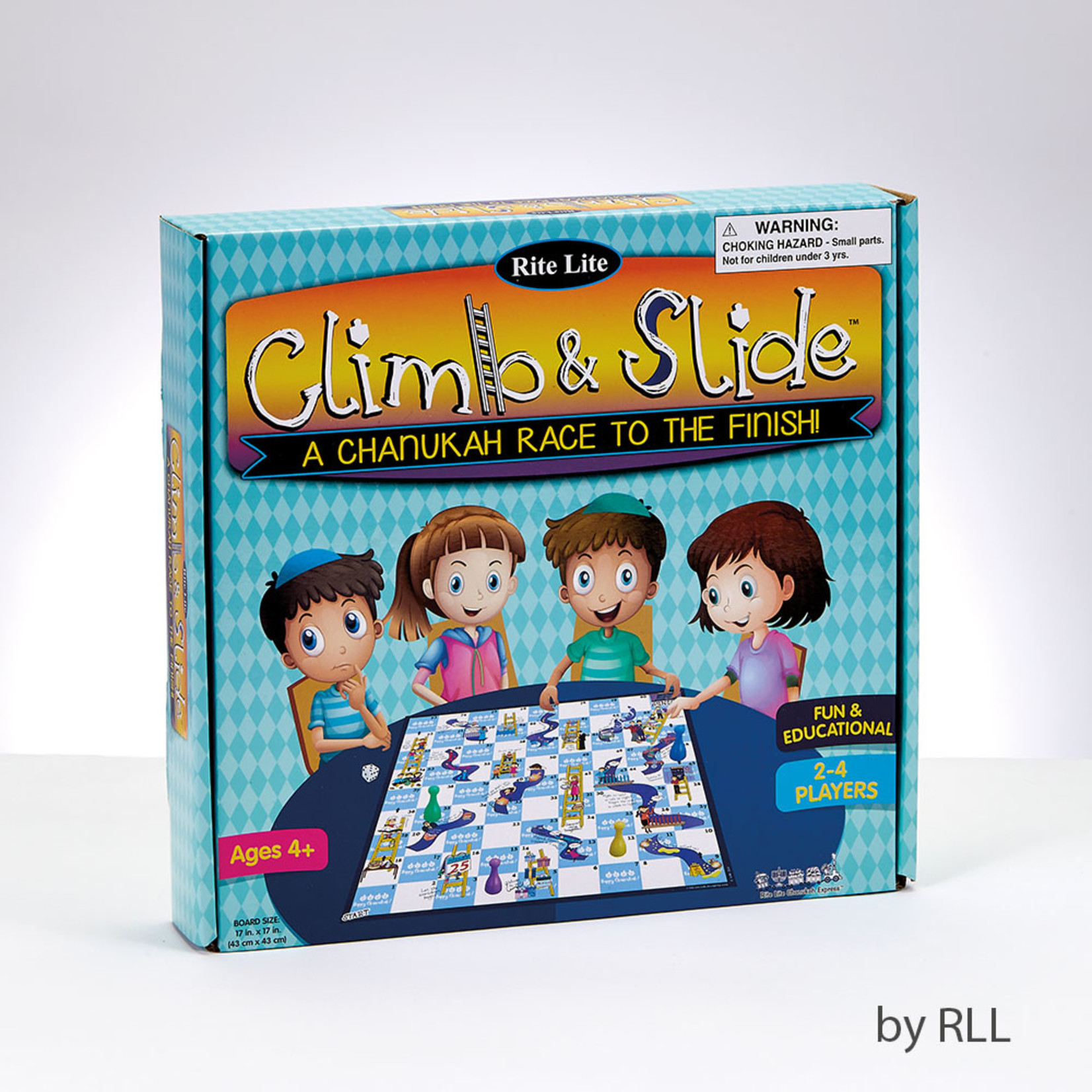 "Climb & Slide™" Game, A Chanukah Race to the Finish