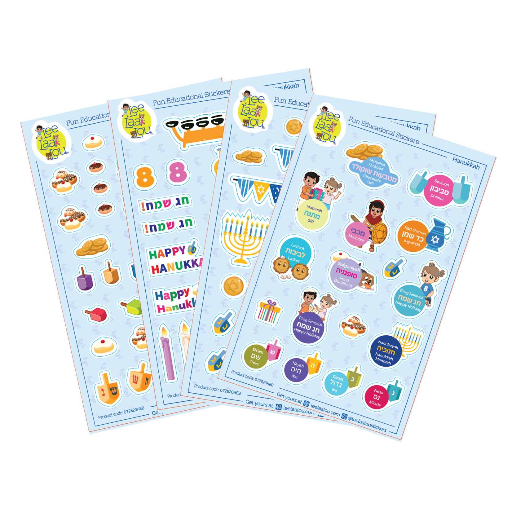 Chanukah Sticker Set