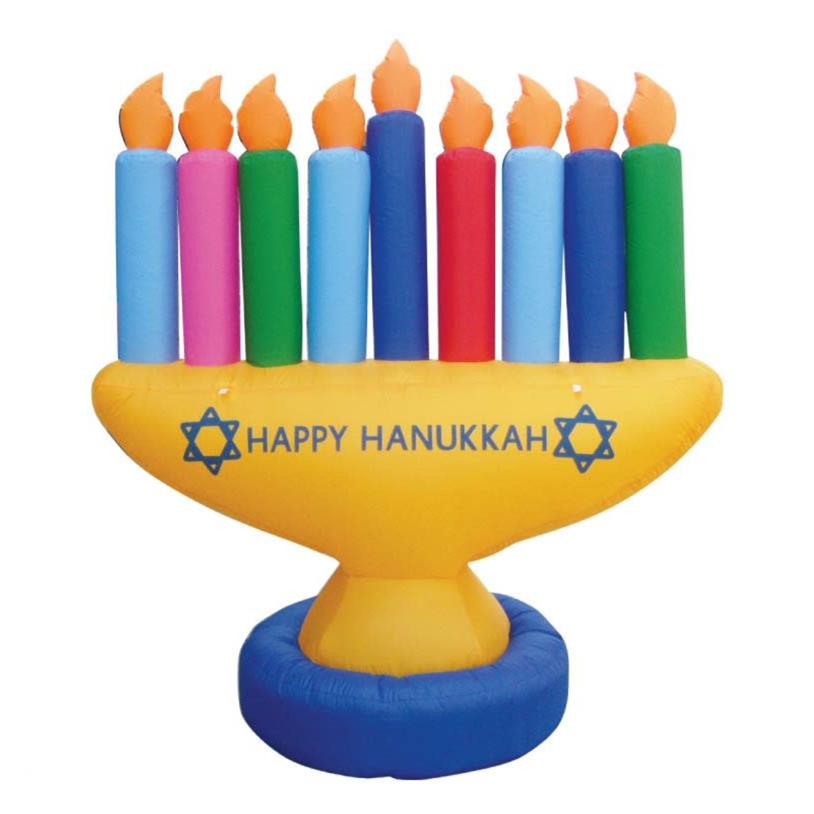 Jumbo Inflatable Menorah, 7 Feet