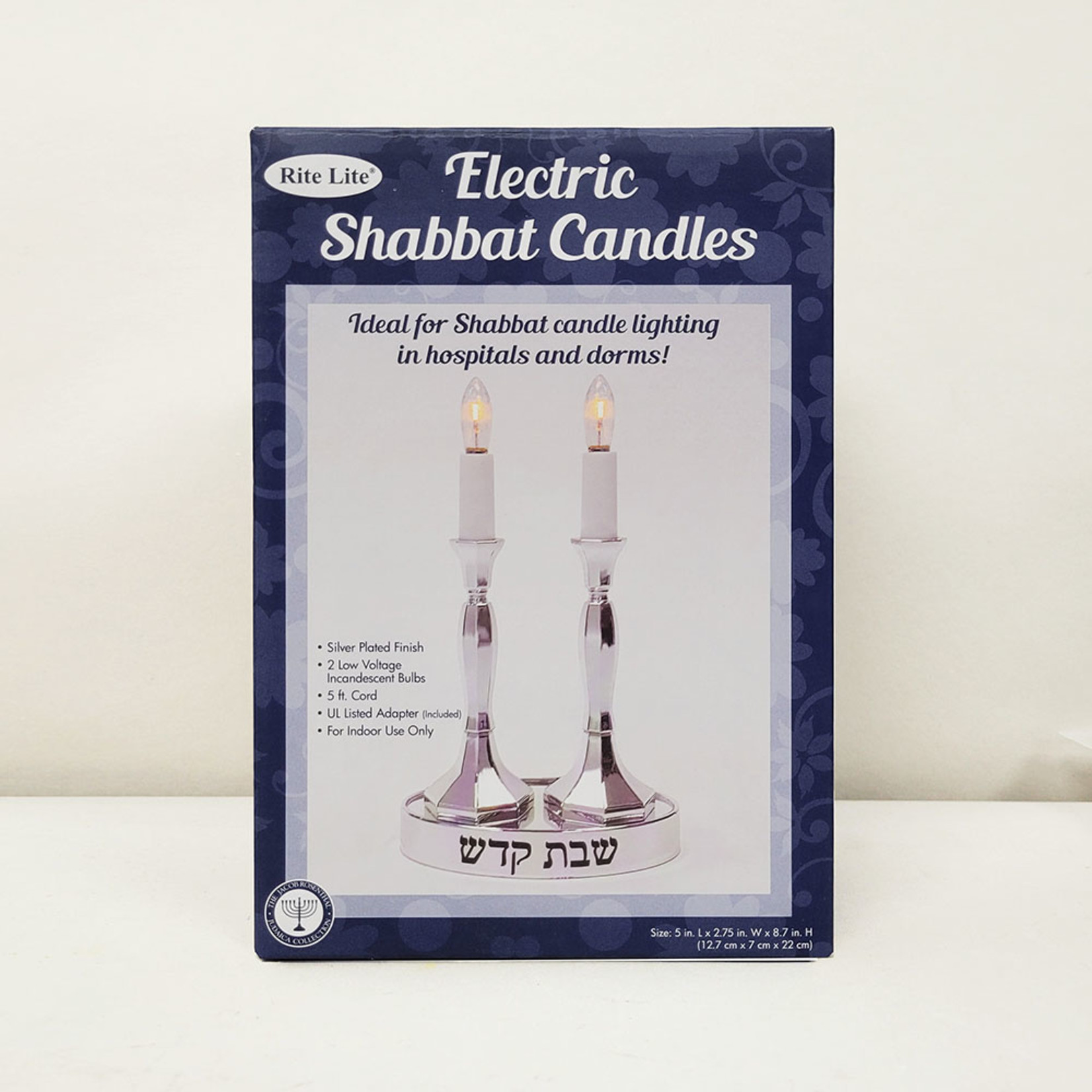 Electric Shabbat Candlesticks