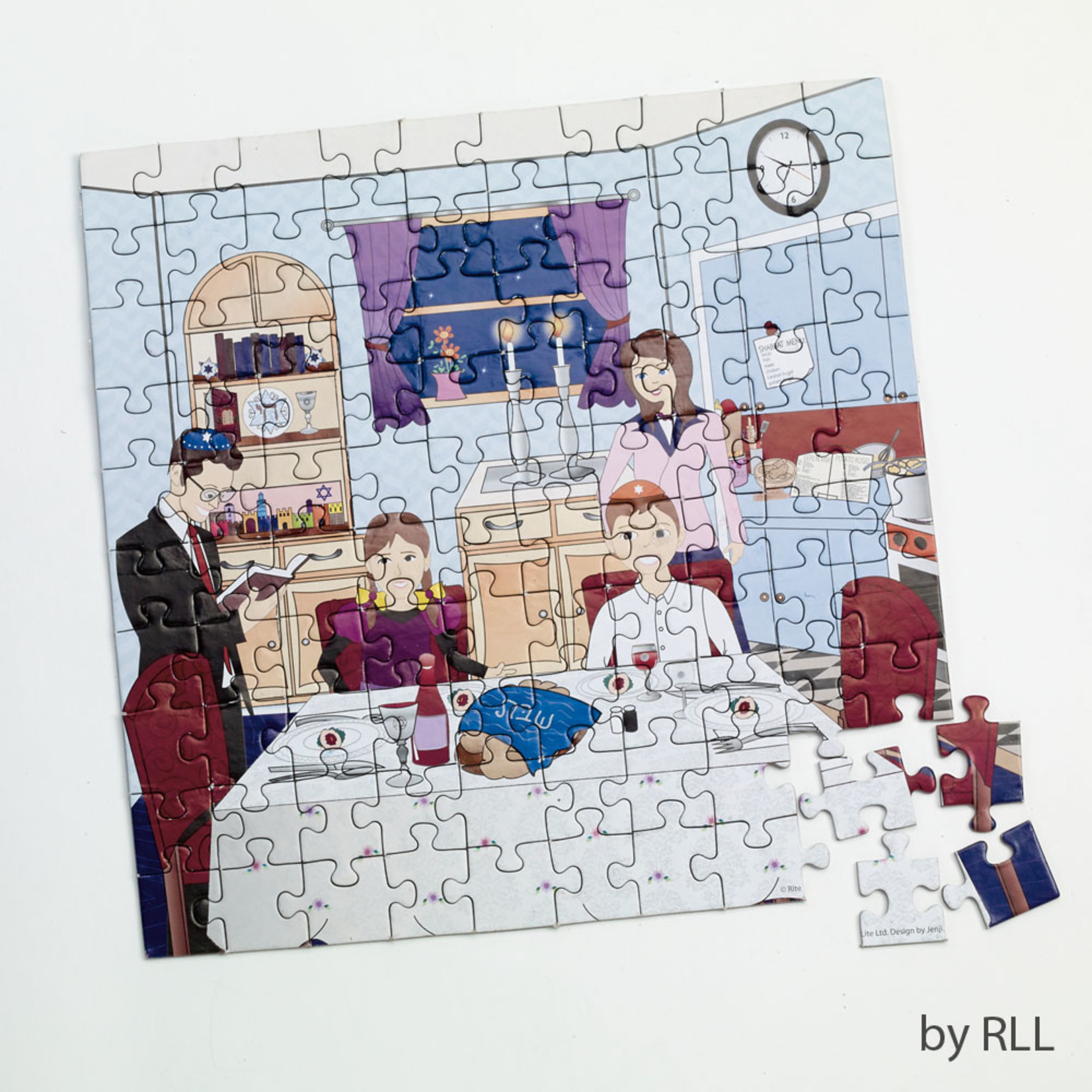 100-Piece Jigsaw Puzzle, Shabbat