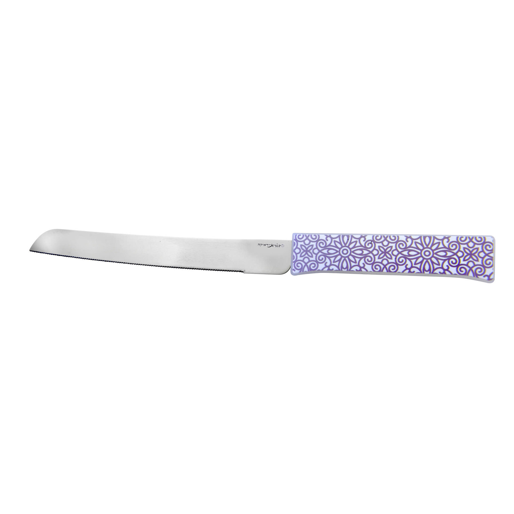 Challah Knife, Glass Handle