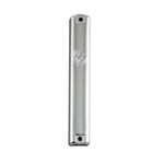 Mezuzah, Silver Plastic