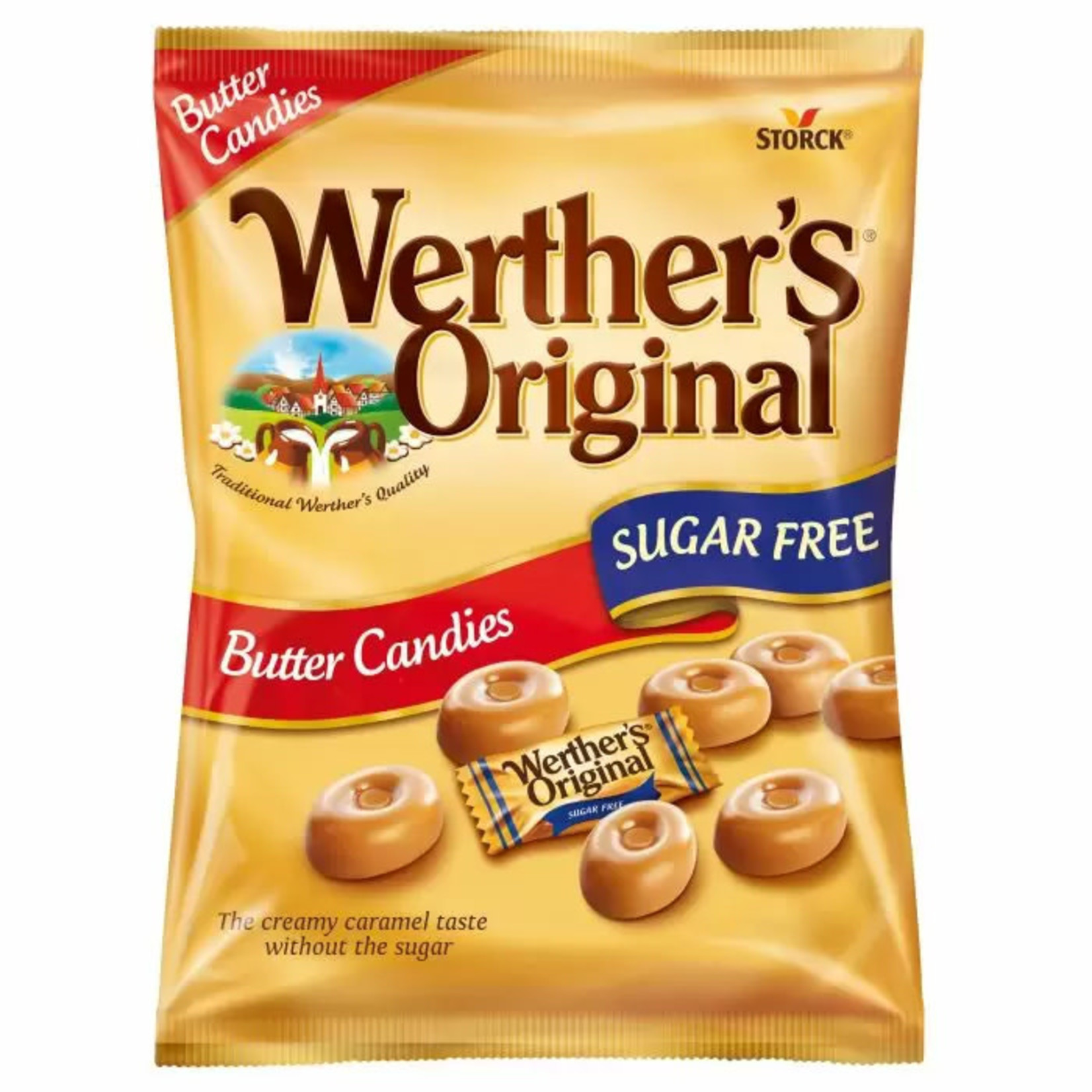 44945 Werther's Original Sugar Free Butter Candies Share Bags