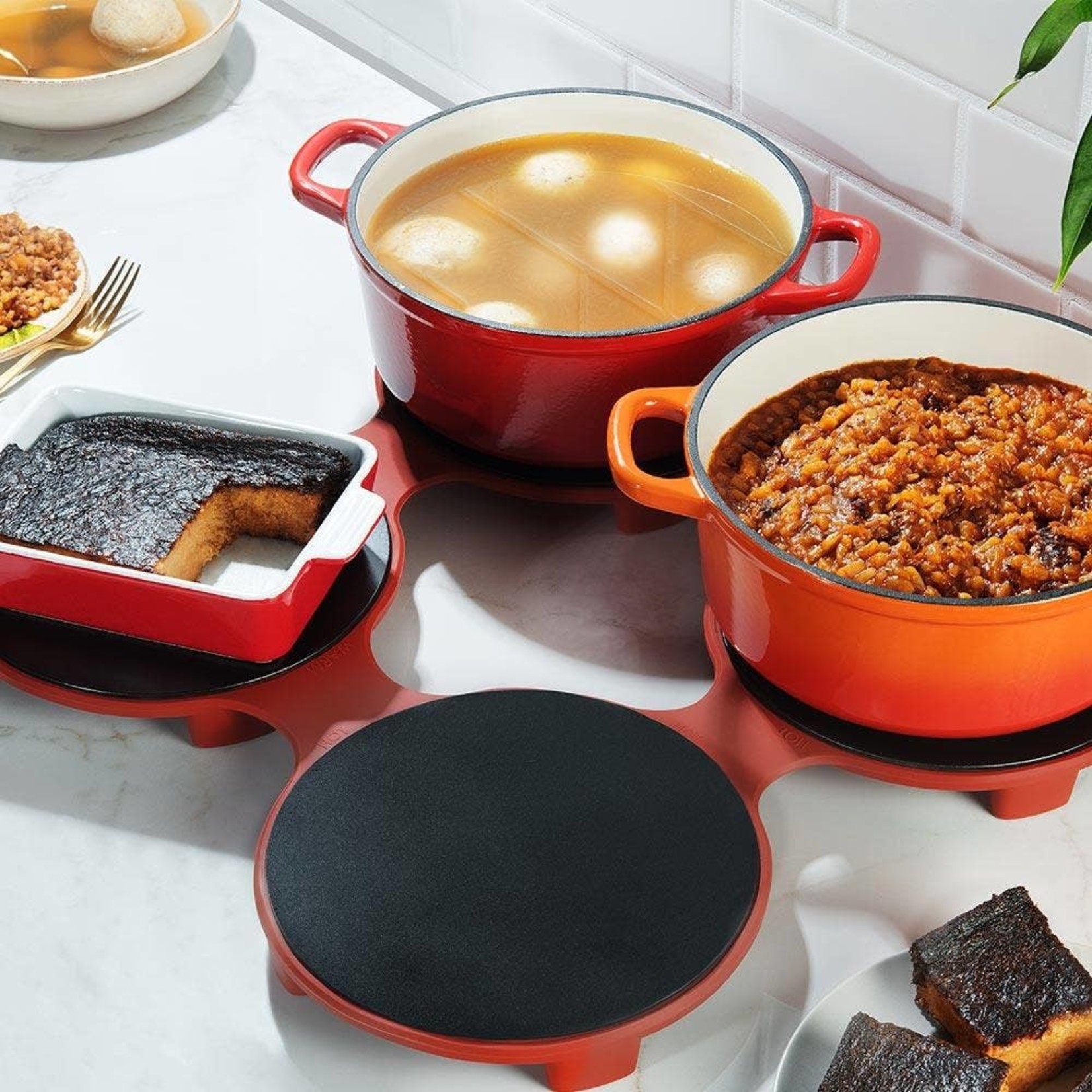 HotMat Classic, 4-Pot (Red)