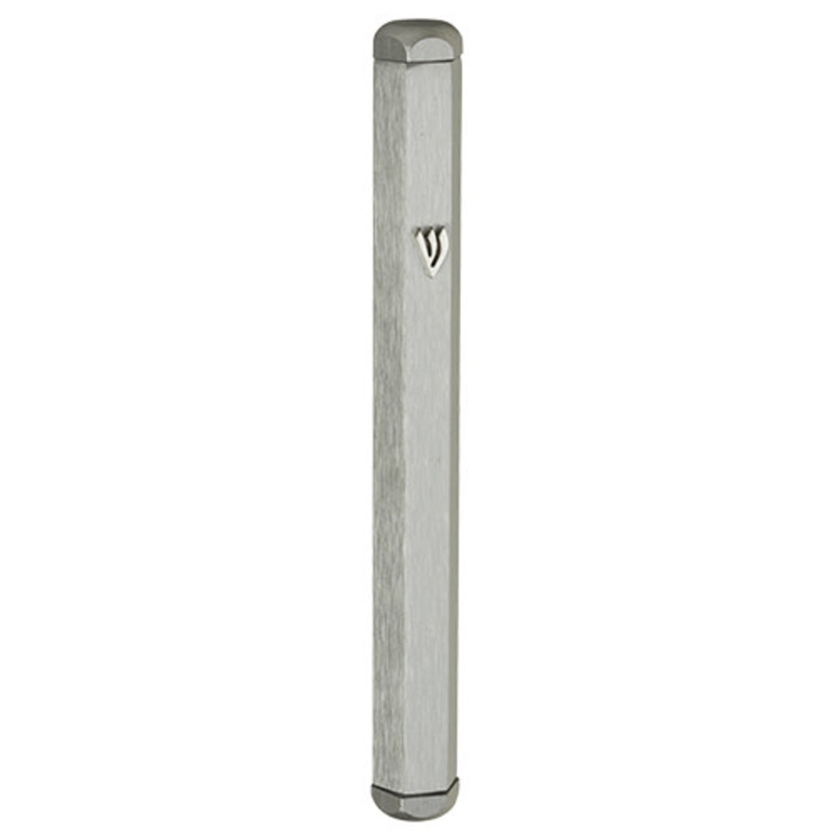 Aluminum Mezuzah, 10cm