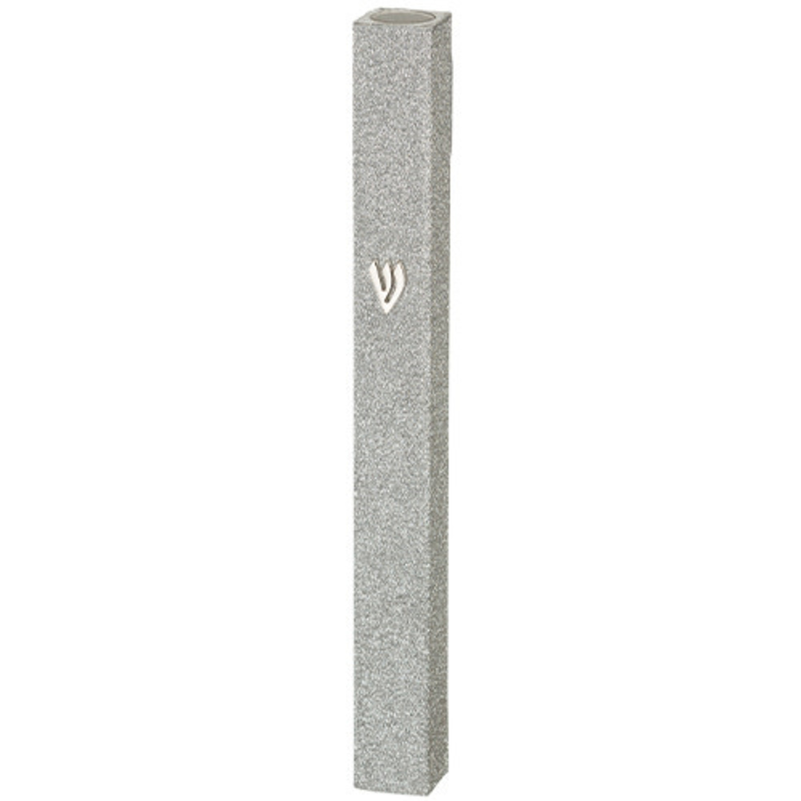 Aluminum Mezuzah, 10cm