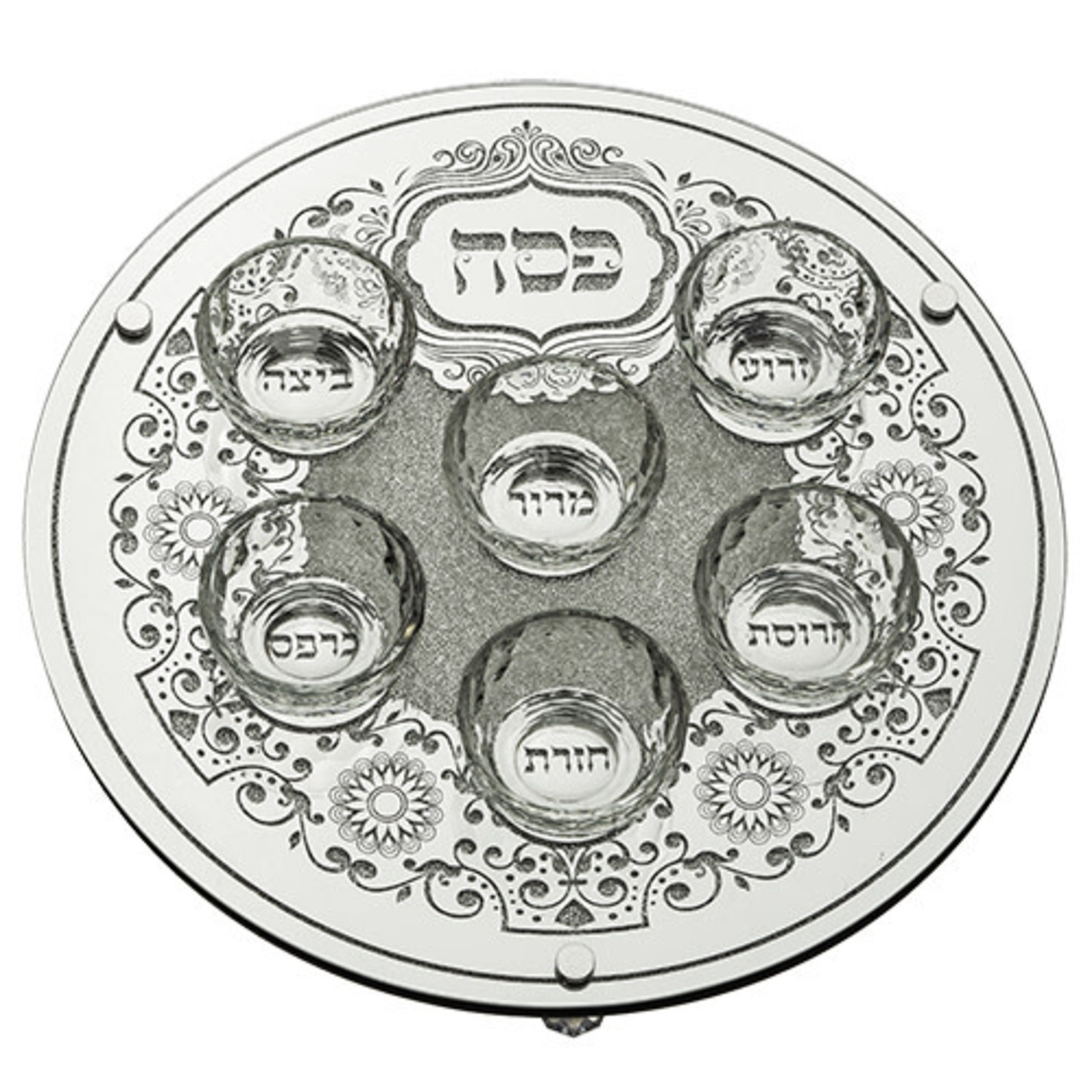 Seder Plate, Glass