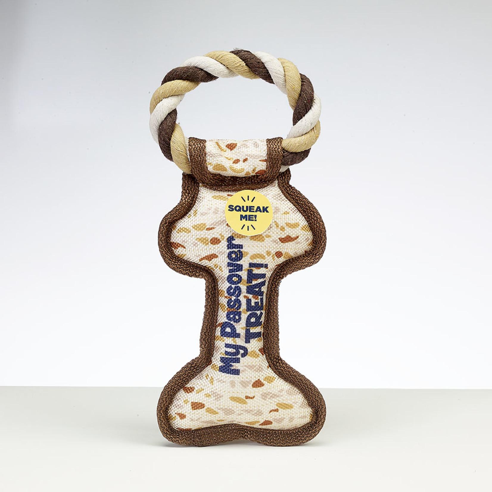 Passover Squeaky Bone Dog Toy