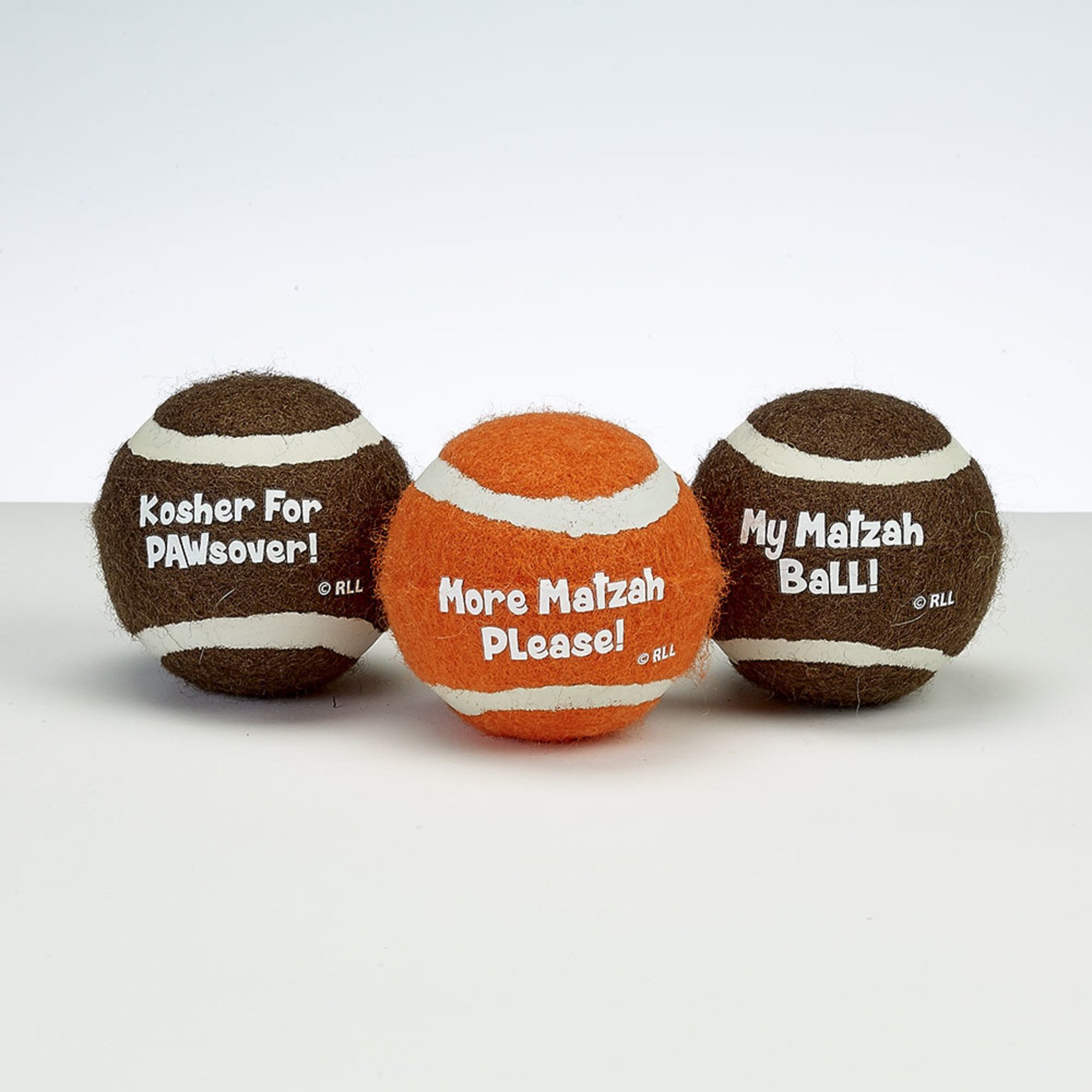 Passover Dog Toy, Tennis Balls, 3-Pack