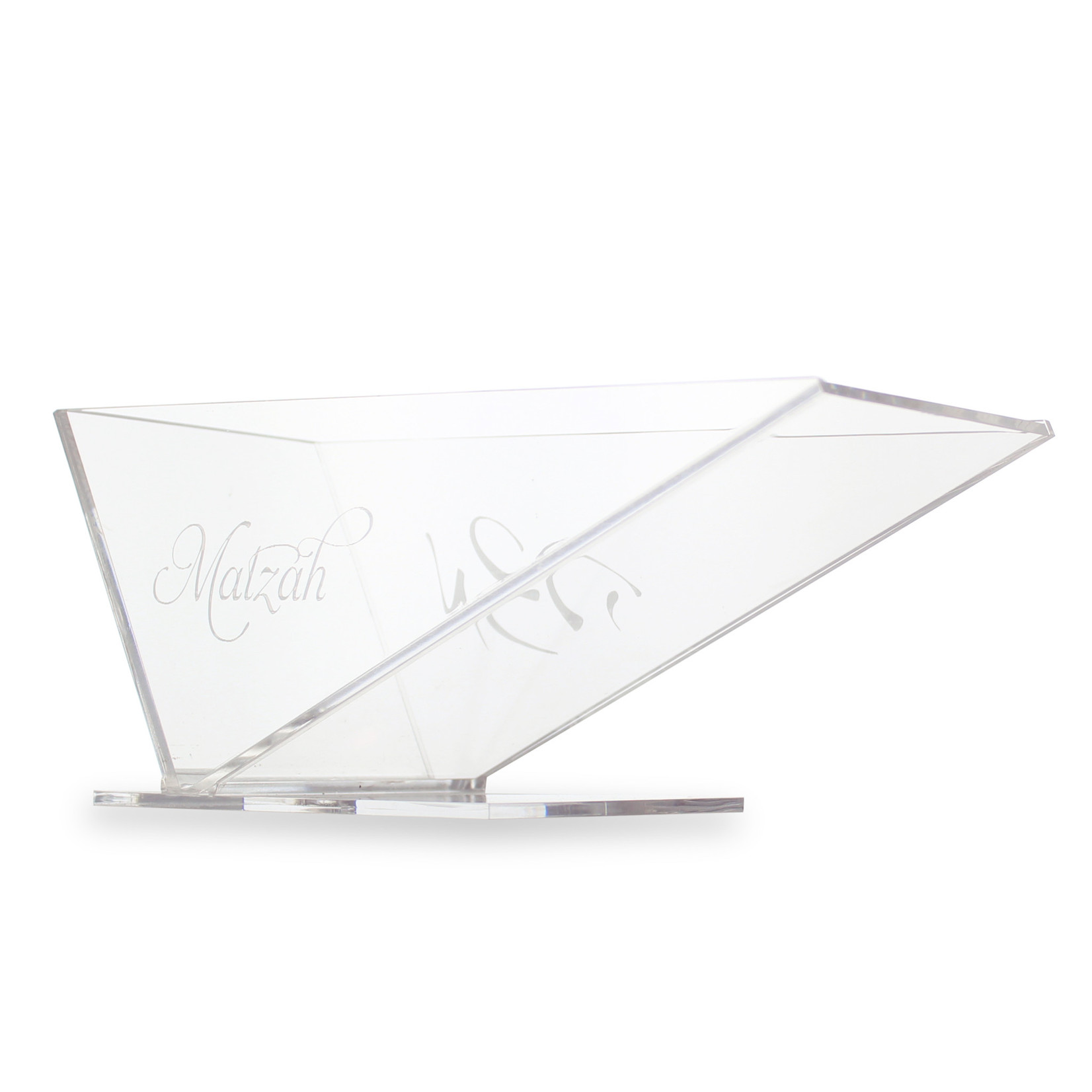 Lucite Matzah Holder