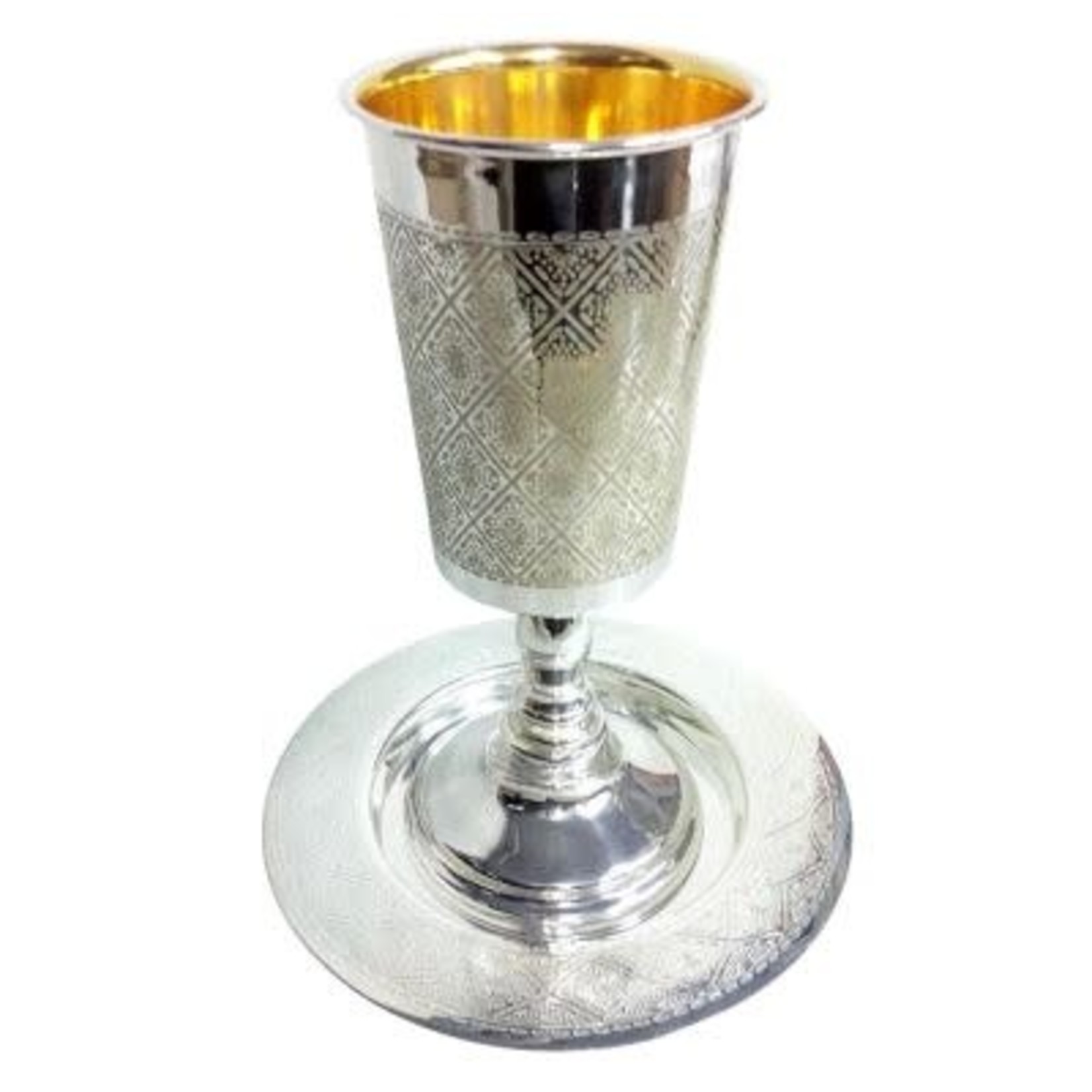 Silver Coated Elijah Kiddush Cup