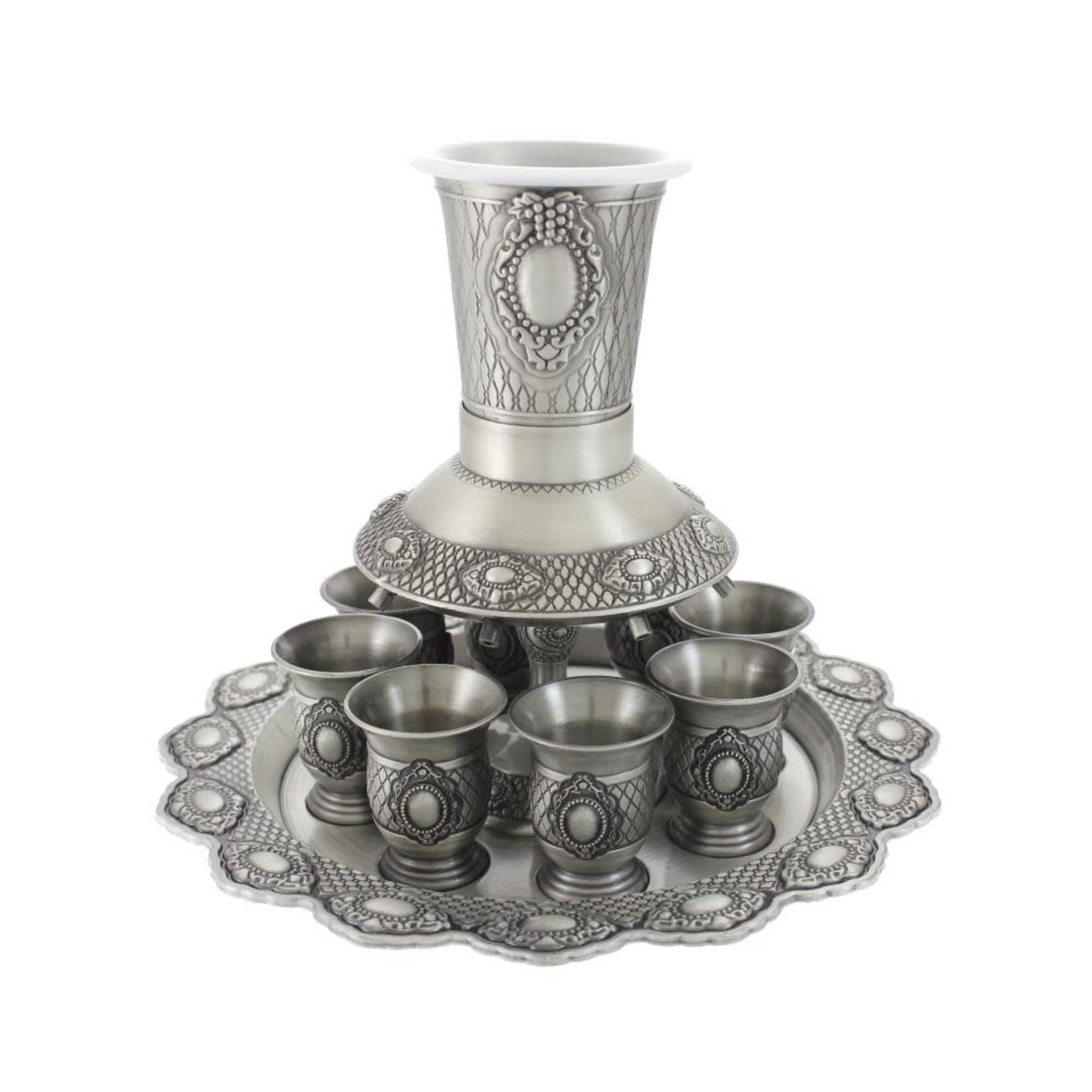 Pewter Plated Kiddush Fountain