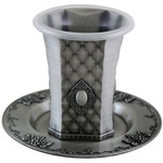 Pewter Finish Kiddush Cup