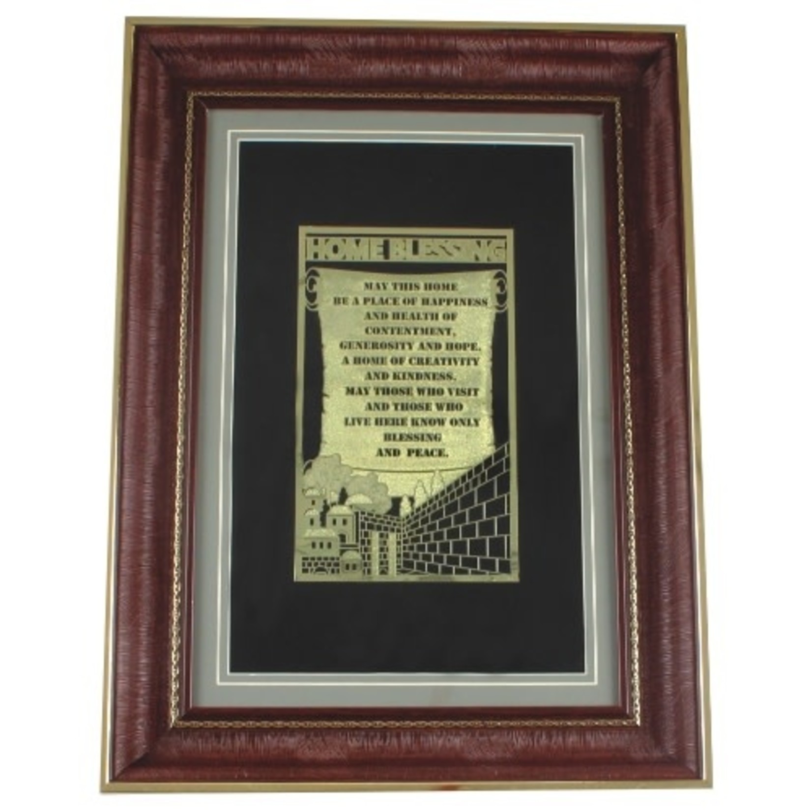 Framed English Blessing for the Home