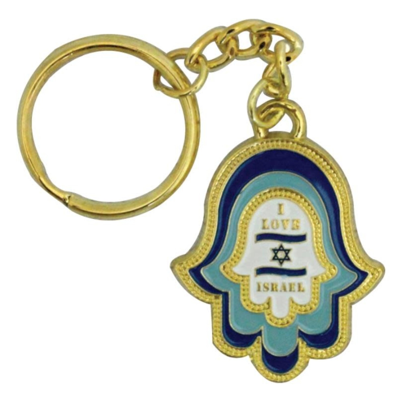 Metal Hamsa Keychain