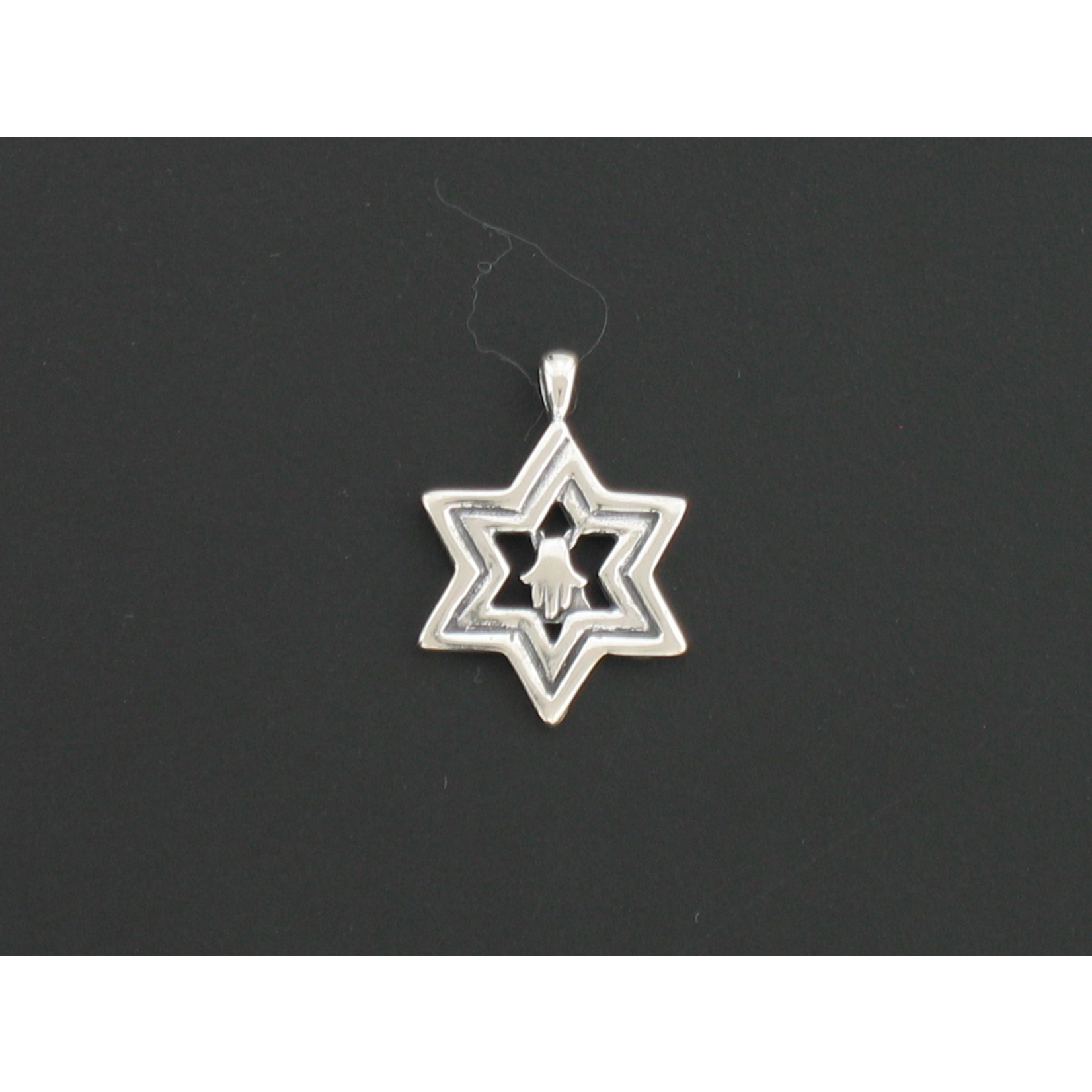 Magen David & Hamsa Pendant